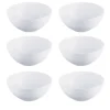 LUMINARC DIWALI WHITE Salaterka 18 cm - 6 SZT. | szkło hartowane | L4604