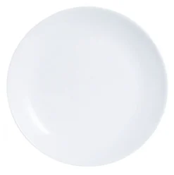 LUMINARC DIWALI WHITE Serwis obiadowy 38 el dla 12 osób | szkło hartowane | V0361