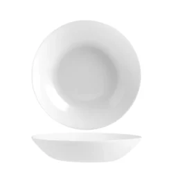 LUMINARC DIWALI WHITE Serwis obiadowy 19 el dla 6 osób | szkło hartowane | V0361