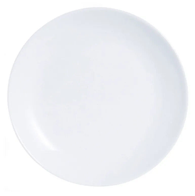 LUMINARC DIWALI WHITE Serwis obiadowy 19 el dla 6 osób | szkło hartowane | V0361