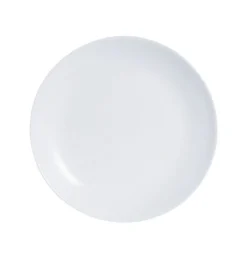 LUMINARC DIWALI WHITE Talerz płytki 25 cm | szkło hartowane | D6905