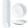 LUMINARC FESTON 12 szt. - Talerz głęboki 21 cm / szkło hartowane