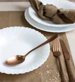 LUMINARC FESTON Talerz głęboki 23 cm biały / szkło hartowane