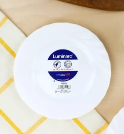 LUMINARC TRIANON Komplet obiadowy 48 el dla 12 os / szkło hartowane