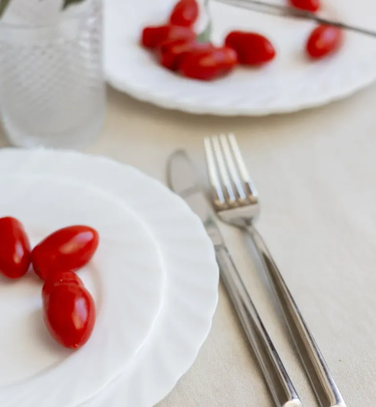 LUMINARC TRIANON Komplet obiadowy 18 el dla 6 os / szkło hartowane