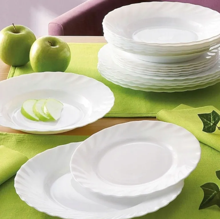 LUMINARC TRIANON 6 szt - Salaterka 18 cm / szkło hartowane