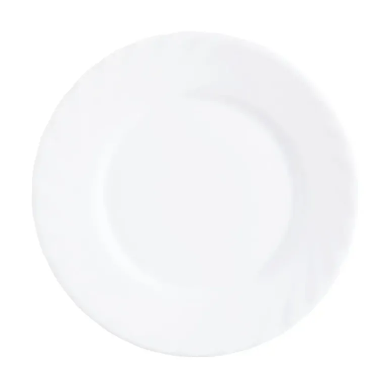 LUMINARC TRIANON WHITE OPK | Komplet obiadowy 38 el dla 12 os z salaterkami | szkło hartowane | 144