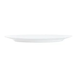 LUMINARC TRIANON WHITE Talerz obiadowy 27 cm - 12 SZT. | biały | szkło hartowane | 68977/V8353