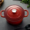 MG HOME Garnek żeliwny INFINITO 22 cm / emaliowany
