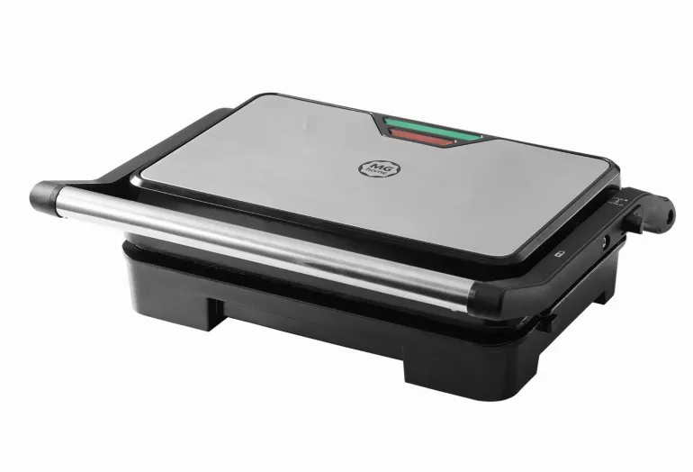 MG HOME Mini Grill elektryczny panini 1000W / srebrny