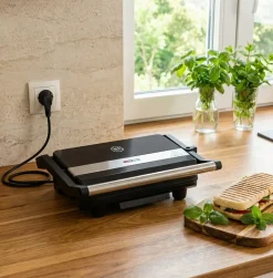 MG HOME Mini Grill elektryczny panini 1000W / czarny