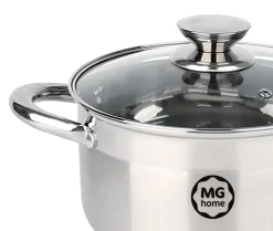 MG HOME | MODERNO STEEL BRUSHED KOMPLET GARNKÓW 8 EL.