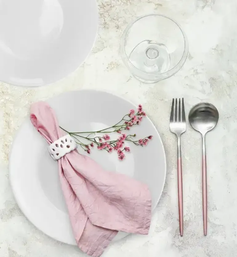 MG HOME OPAL ABRIA KOMPLET SERWIS OBIADOWY + FILIŻANKI 30 EL 6 OS BIAŁY