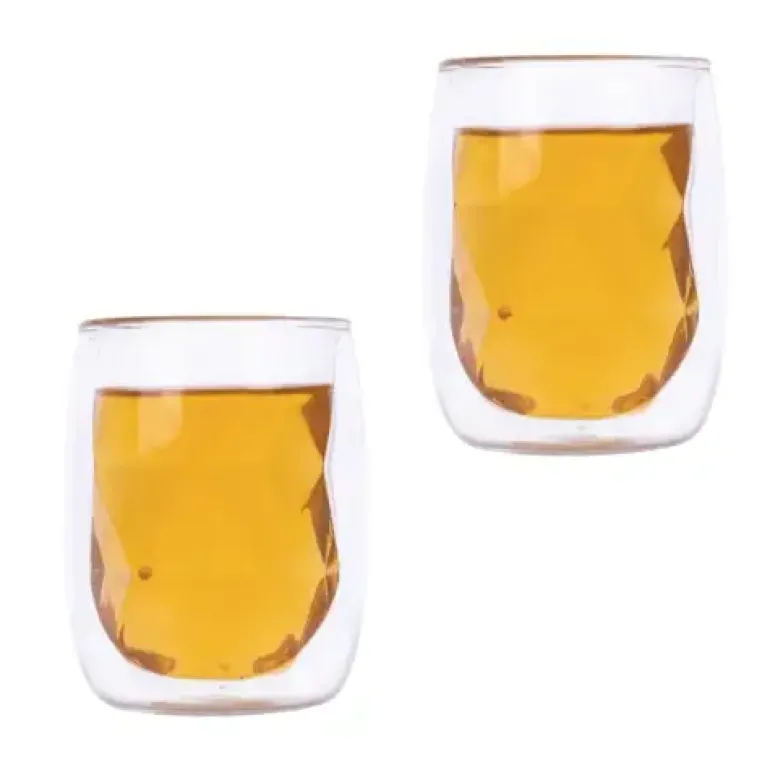 MG HOME Renza Origami Zestaw szklanek 2x300 ml / borokrzemowe
