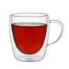 MG HOME | RENZA Zestaw 2 szklanek termicznych z uchem 300 ml / transparentne