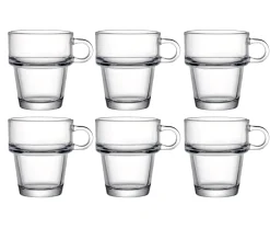 MG HOME TORRE ZESTAW SZKLANEK DO SZTAPLOWANIA 6x250 ML