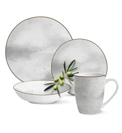 MG HOME | ZESTAW OBIADOWY Z PORCELANY ANTICO 48 EL. / 12 OS.