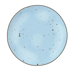 MG HOME | ZESTAW OBIADOWY Z PORCELANY GEMMA BLUE 18 EL / 6 OS