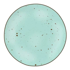 MG HOME | ZESTAW OBIADOWY Z PORCELANY GEMMA GREEN 18 EL / 6 OS