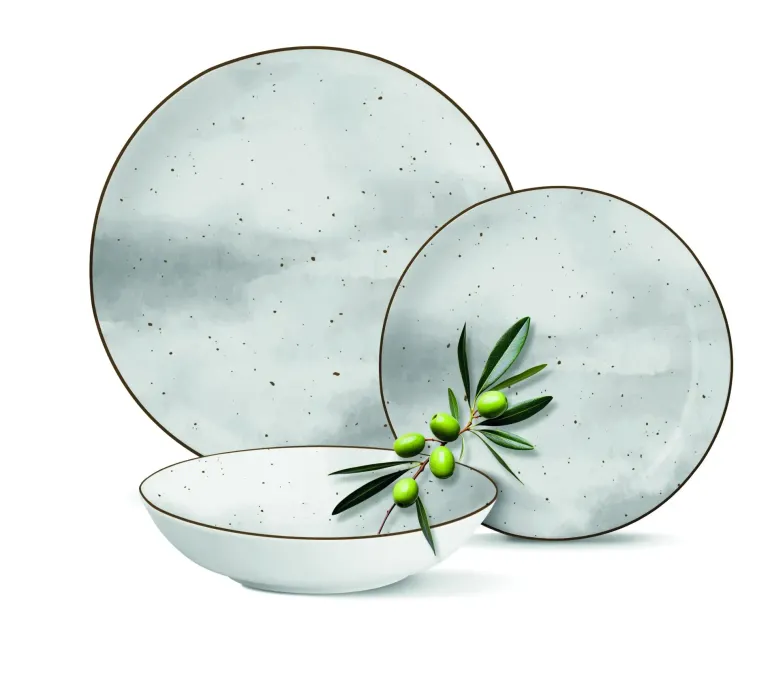 MG HOME | ZESTAW OBIADOWY Z PORCELANY ANTICO 24 EL. / 6 OS.