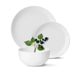 MG HOME ZESTAW OBIADOWY Z PORCELANY CLASSIC 12 EL / 4 OS