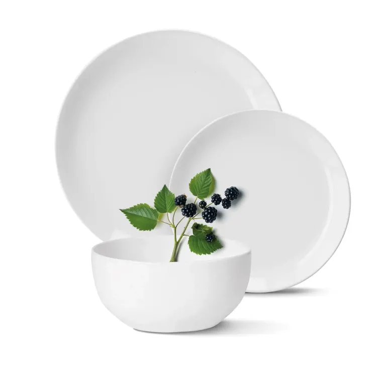 MG HOME ZESTAW OBIADOWY Z PORCELANY CLASSIC 12 EL / 4 OS