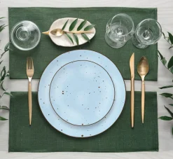 MG HOME | ZESTAW OBIADOWY Z PORCELANY GEMMA BLUE 36 EL / 12 OS