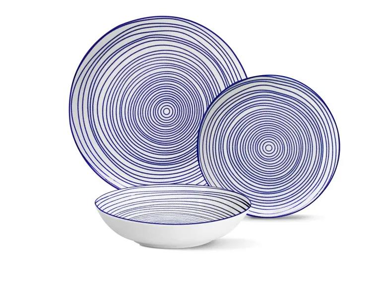 MG HOME | ZESTAW SERWIS OBIADOWY PORCELANOWY MAREA 18 EL 6 OS