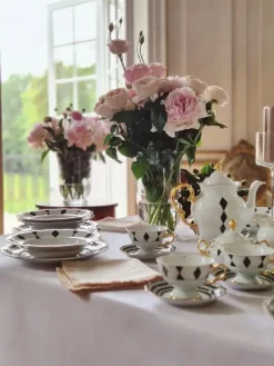 ĆMIELÓW ALASKA G539 DAMA KIER Filiżanka niska 180 ml / na nodze / porcelana