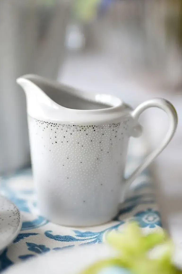 ĆMIELÓW JENNY G856 PEARLS Zestaw kawowy 22 el / 6 osób / porcelana