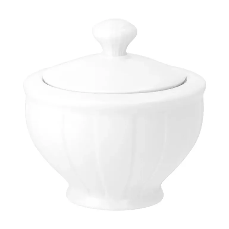 ĆMIELÓW OKTAWA 0001 BIAŁA Zestaw kawowy 21 el / 6 osób / porcelana
