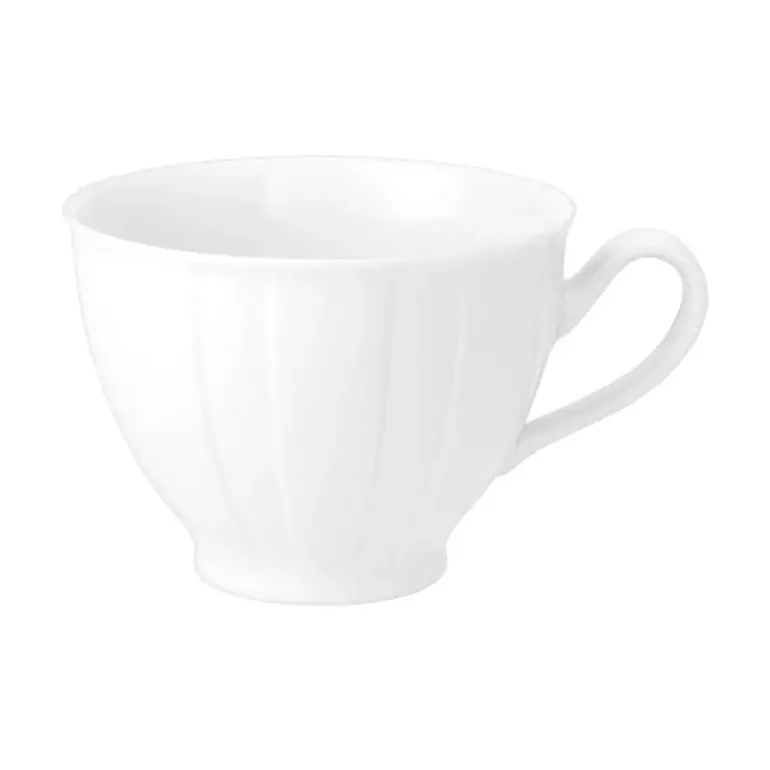 ĆMIELÓW OKTAWA 0001 BIAŁA Zestaw kawowy 21 el / 6 osób / porcelana