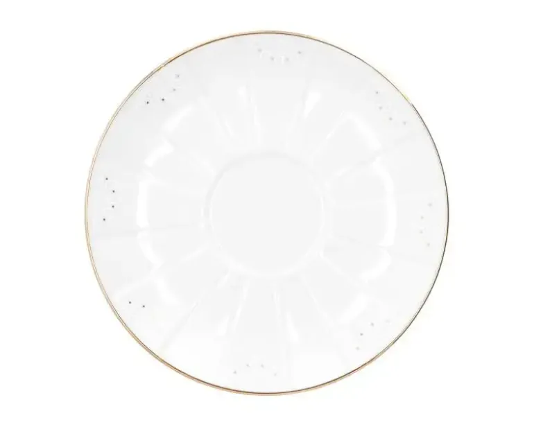 ĆMIELÓW OKTAWA G311 KORONKOWA FINEZJA Zestaw kawowy / do herbaty 18 el / 6 osób / porcelana