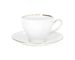 ĆMIELÓW OKTAWA G311 KORONKOWA FINEZJA Zestaw kawowy / do herbaty 18 el / 6 osób / porcelana