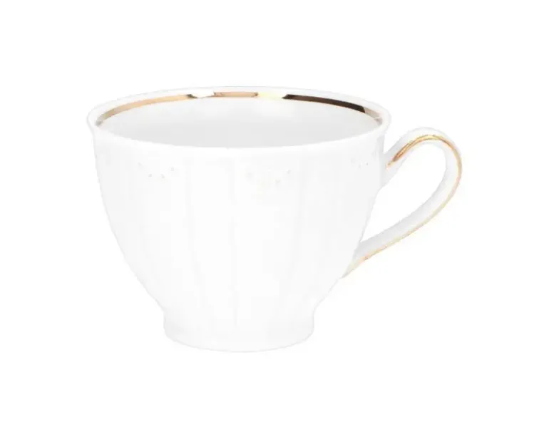 ĆMIELÓW OKTAWA G311 KORONKOWA FINEZJA Zestaw kawowy / do herbaty 18 el / 6 osób / porcelana