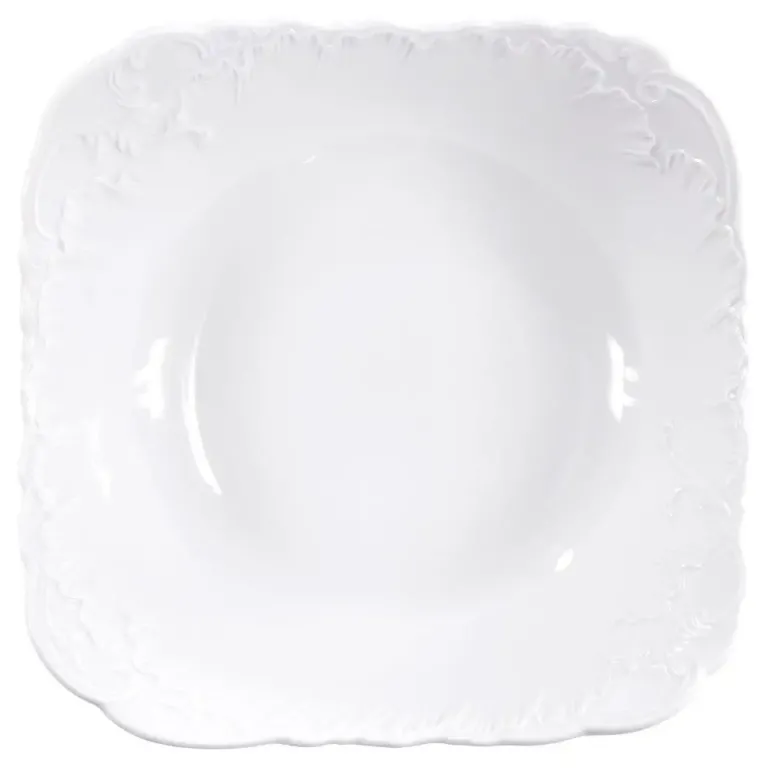 ĆMIELÓW ROCOCO 0001 MARIA Salaterka kwadratowa 24 cm / porcelana