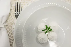 ĆMIELÓW SOFIA 0001 BIAŁA Zestaw obiadowy 18 el / 6 osób / porcelana