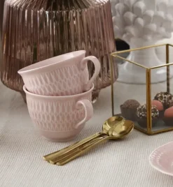 ĆMIELÓW SOFIA LB07 RÓŻANA Zestaw kawowy 24 el dla 12 osób / porcelana