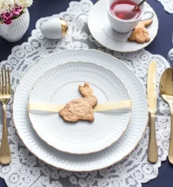 ĆMIELÓW SOFIA 3604 ZŁOTA LINIA Zestaw obiadowy 18 el / 6 osób / porcelana