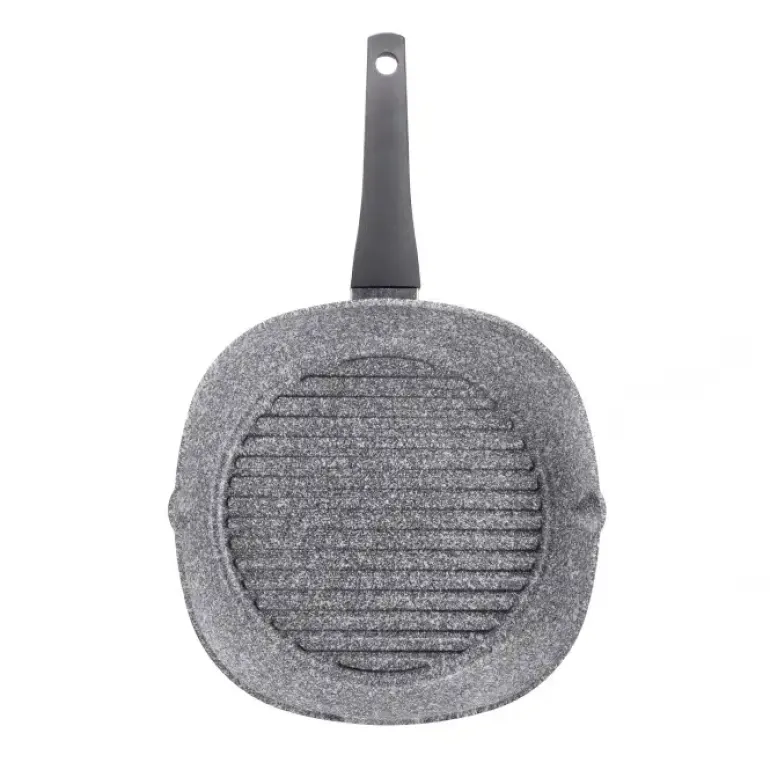 MONETA SINFONIA Patelnia grillowa 28 cm powłoka nieprzywierająca Artech Stone / indukcja