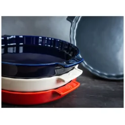 PEUGEOT APPOLIA Naczynie do tarty / 30 cm / niebieskie