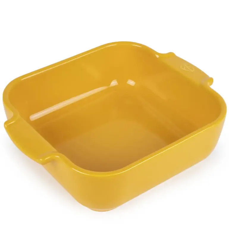 PEUGEOT APPOLIA Naczynie kwadratowe 21 cm żółte