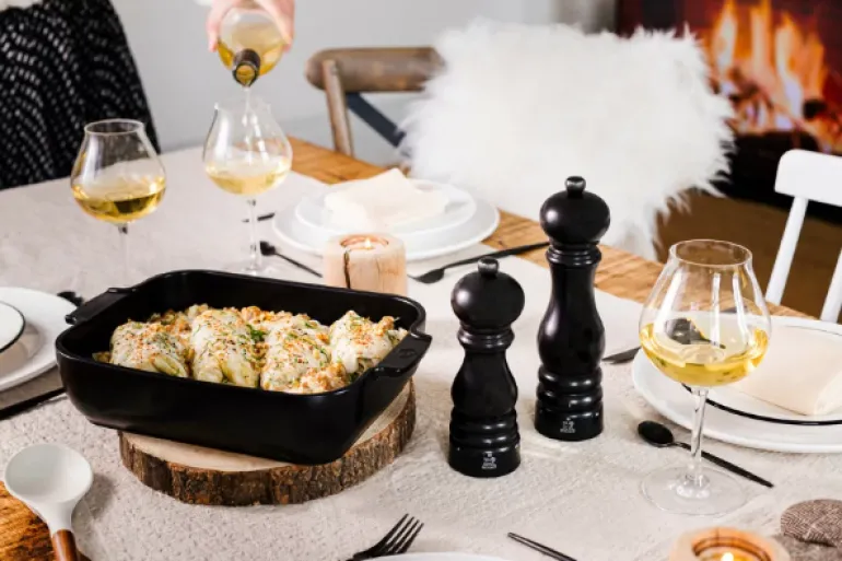 PEUGEOT APPOLIA Naczynie prostokątne / 25 cm / czarne