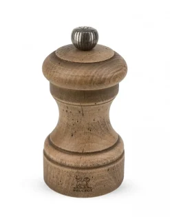 PEUGEOT BISTRO ANTIQUE Młynek do pieprzu 10 cm / drewno bukowe / ręcznie postarzane