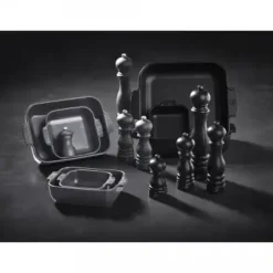 PEUGEOT BISTRO GRAPHITE Młynek do soli 10 cm / drewno bukowe
