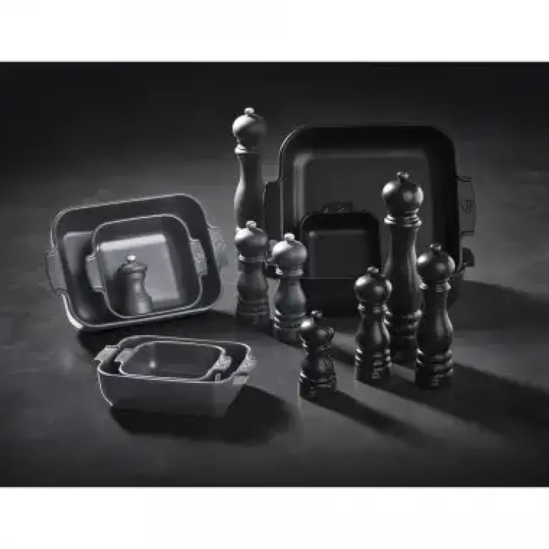 PEUGEOT BISTRO GRAPHITE Młynek do soli 10 cm / drewno bukowe