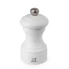 PEUGEOT BISTRO Młynek do soli 10 cm / biały / drewno