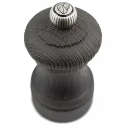 PEUGEOT BISTRO NATURE BLACK Młynek do pieprzu 10 cm / drewno bukowe