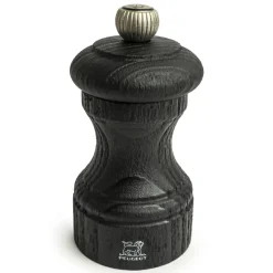 PEUGEOT BISTRO NATURE BLACK Młynek do pieprzu 10 cm / drewno bukowe