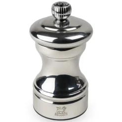 PEUGEOT BISTRO SHINY Młynek do pieprzu 10 cm srebrny